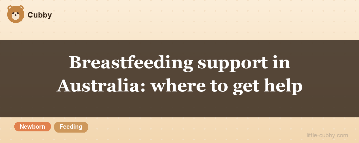 Breastfeeding support: where to get help