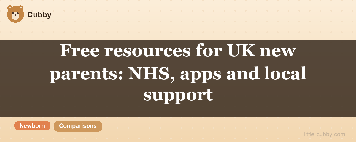 Free resources for UK new parents: NHS, apps and local support